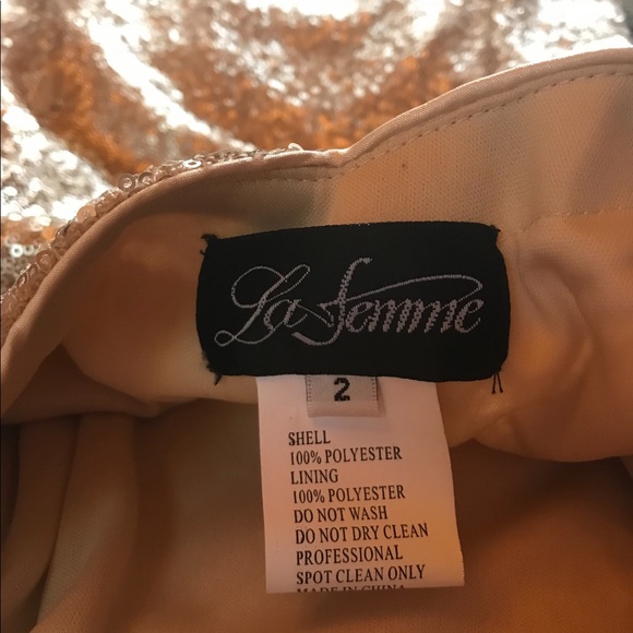 La femme prom dress - Picture 4 of 6